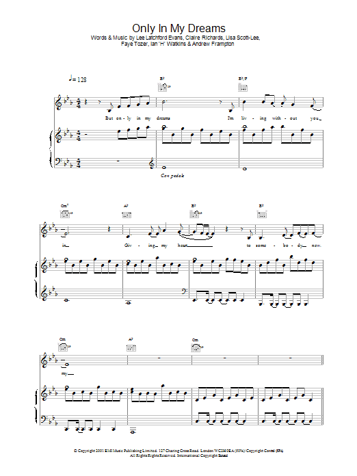 Download Steps Only In My Dreams Sheet Music and learn how to play Piano, Vocal & Guitar PDF digital score in minutes