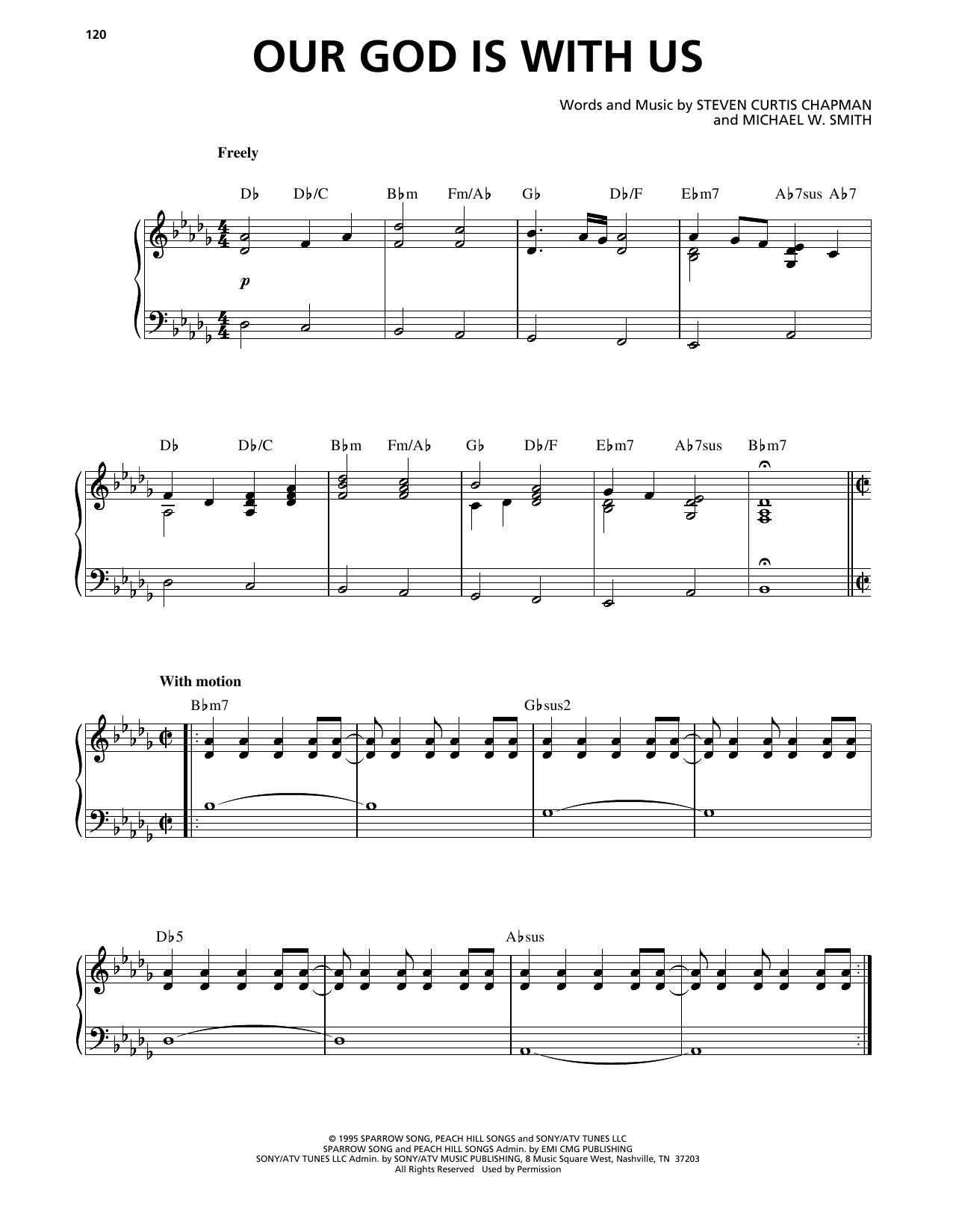 Download Steven Curtis Chapman Our God Is With Us Sheet Music and learn how to play Piano, Vocal & Guitar Chords (Right-Hand Melody) PDF digital score in minutes