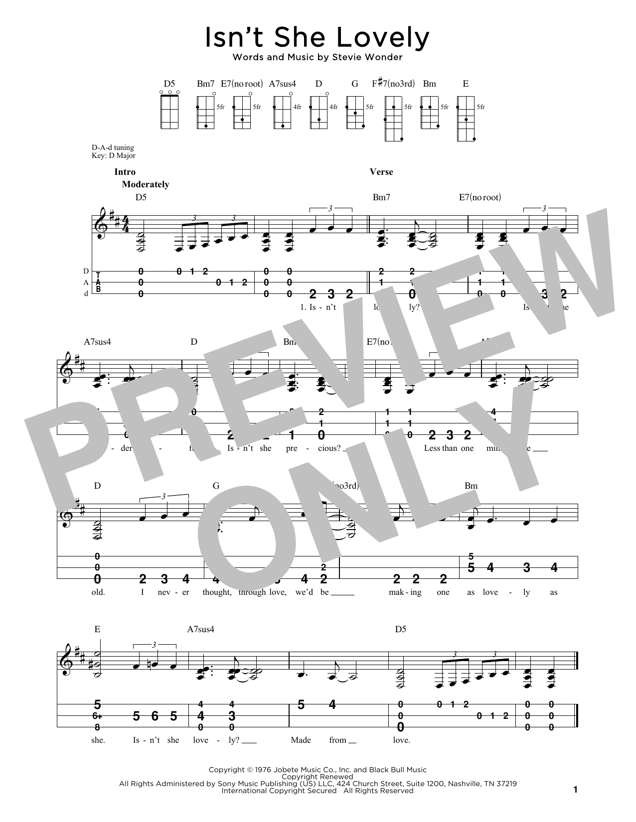 Download Stevie Wonder Isn't She Lovely (arr. Steven B. Eulberg) Sheet Music and learn how to play Dulcimer PDF digital score in minutes
