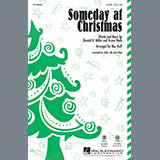 Download or print Mac Huff Someday At Christmas Sheet Music Printable PDF -page score for Jazz / arranged SAB SKU: 173911.