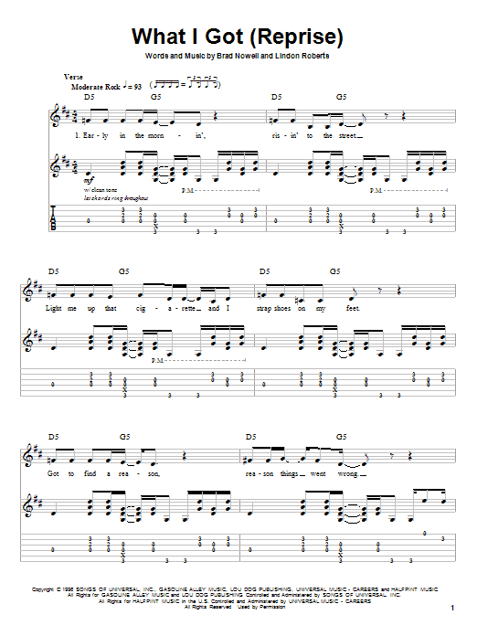 Download Sublime What I Got Sheet Music and learn how to play Piano, Vocal & Guitar (Right-Hand Melody) PDF digital score in minutes