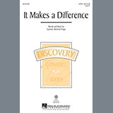 Download or print Suzanne Sherman Propp It Makes A Difference Sheet Music Printable PDF -page score for Festival / arranged 2-Part Choir SKU: 157108.