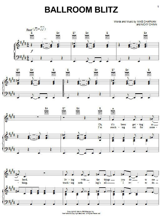 Download Sweet Ballroom Blitz Sheet Music and learn how to play Easy Guitar PDF digital score in minutes