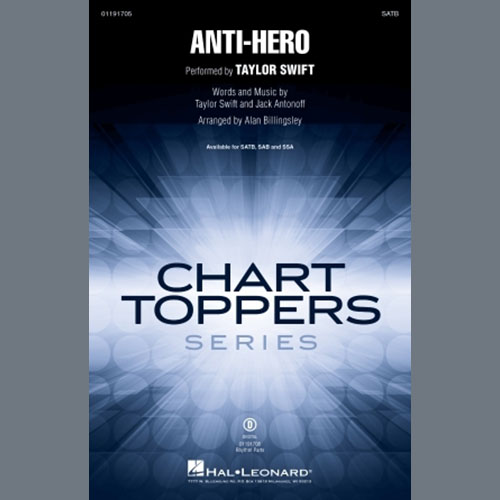 Taylor Swift Anti Hero Arr Alan Billingsley Sheet Music And Chords Download 13 Page 