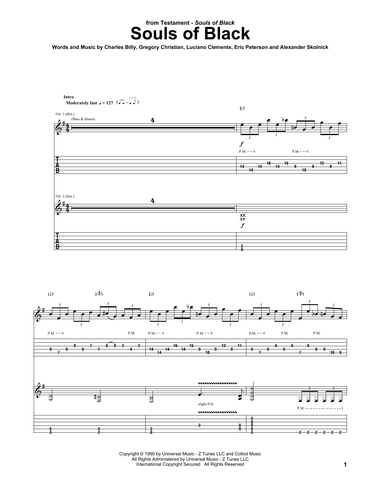 Download Testament Souls Of Black Sheet Music and learn how to play Lyrics & Chords PDF digital score in minutes