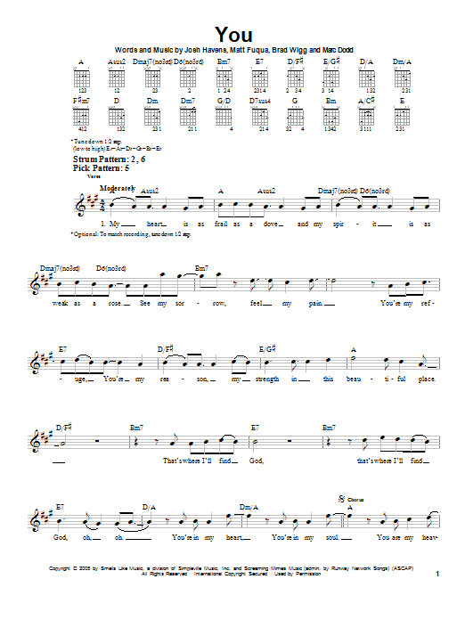 Download The Afters You Sheet Music and learn how to play Piano, Vocal & Guitar (Right-Hand Melody) PDF digital score in minutes