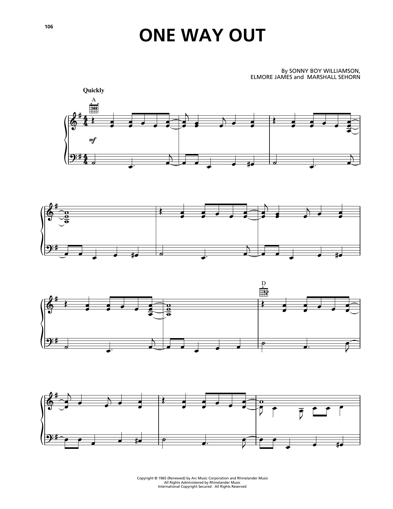 Download The Allman Brothers Band One Way Out Sheet Music and learn how to play Bass Guitar Tab PDF digital score in minutes