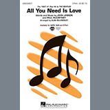 Download or print The Beatles All You Need Is Love (arr. Alan Billingsley) Sheet Music Printable PDF -page score for Pop / arranged SATB Choir SKU: 474740.