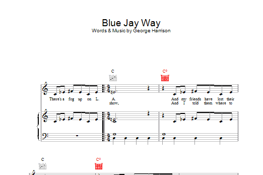 Download The Beatles Blue Jay Way Sheet Music and learn how to play Guitar Tab PDF digital score in minutes