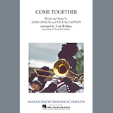 Download or print The Beatles Come Together (arr. Tom Wallace) - Aux. Perc. 1 Sheet Music Printable PDF -page score for Pop / arranged Marching Band SKU: 455059.