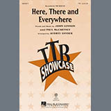 Download or print The Beatles Here, There And Everywhere (arr. Audrey Snyder) Sheet Music Printable PDF -page score for Pop / arranged TTB Choir SKU: 539831.