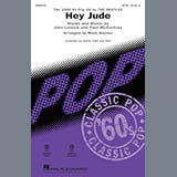 Download or print The Beatles Hey Jude (arr. Mark Brymer) Sheet Music Printable PDF -page score for Pop / arranged SATB Choir SKU: 416303.