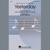 Download or print The Beatles Yesterday (arr. Roger Emerson) Sheet Music Printable PDF -page score for Standards / arranged SATB Choir SKU: 437192.