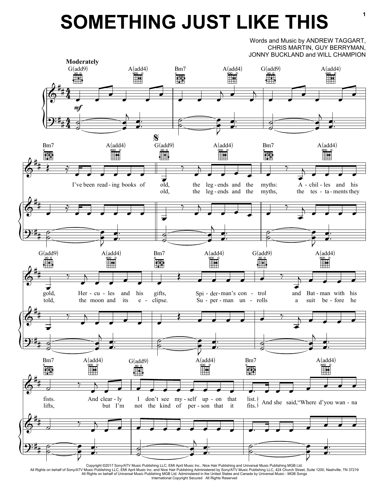 Download The Chainsmokers & Coldplay Something Just Like This Sheet Music and learn how to play Ukulele PDF digital score in minutes