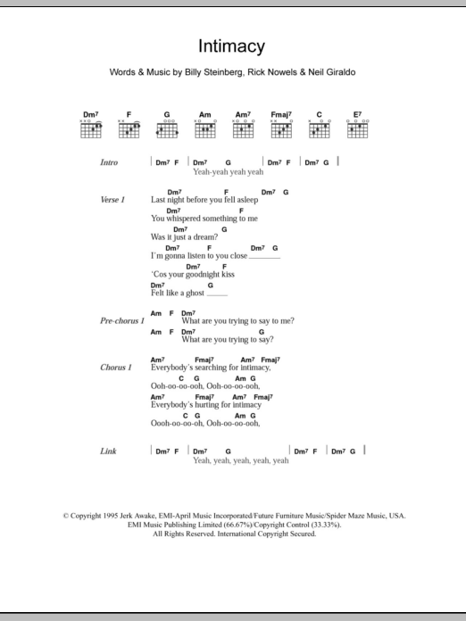 Download The Corrs Intimacy Sheet Music and learn how to play Keyboard PDF digital score in minutes