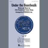 Download or print The Drifters Under The Boardwalk (arr. SPEBSQSA, Inc.) Sheet Music Printable PDF -page score for Oldies / arranged SSAA Choir SKU: 450575.