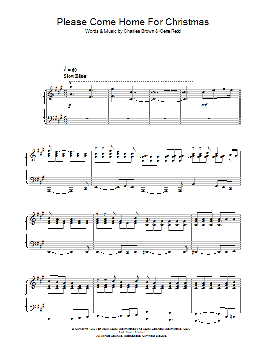 Download Eagles Please Come Home For Christmas Sheet Music and learn how to play Piano, Vocal & Guitar (Right-Hand Melody) PDF digital score in minutes