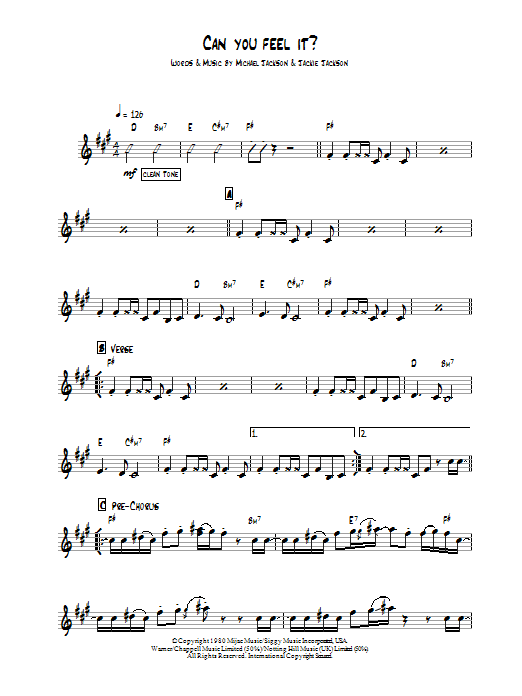 Download The Jackson 5 Can You Feel It Sheet Music and learn how to play Piano, Vocal & Guitar PDF digital score in minutes