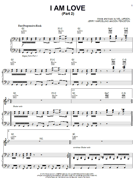 Download The Jackson 5 I Am Love (Part 2) Sheet Music and learn how to play Piano, Vocal & Guitar (Right-Hand Melody) PDF digital score in minutes