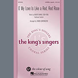 Download or print Traditional O My Love Is Like A Red, Red Rose (arr. Simon Carrington) Sheet Music Printable PDF -page score for Concert / arranged SATB SKU: 72110.