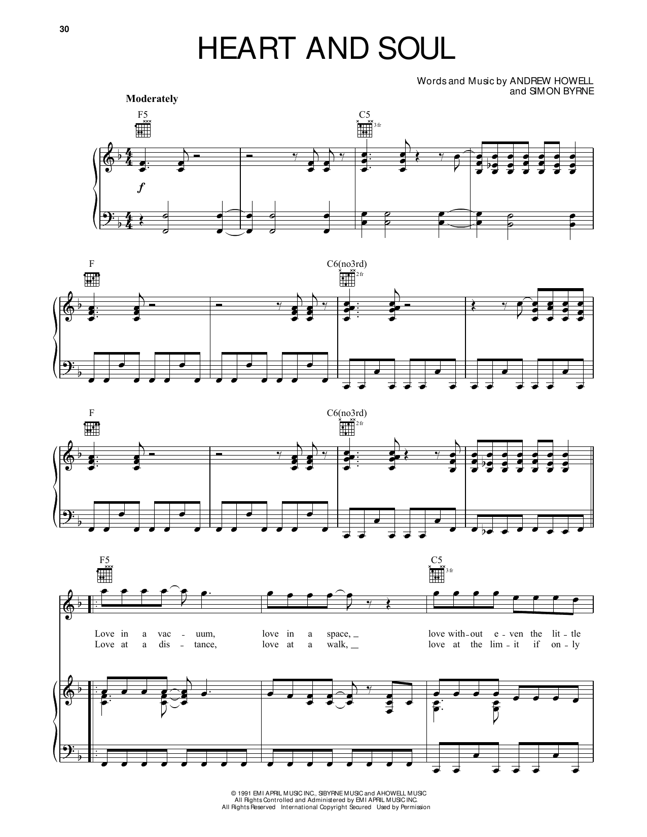 Download The Monkees Heart And Soul Sheet Music and learn how to play Piano, Vocal & Guitar Chords (Right-Hand Melody) PDF digital score in minutes