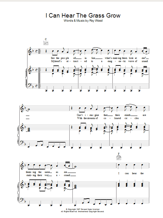 Download The Move I Can Hear The Grass Grow Sheet Music and learn how to play Guitar Tab PDF digital score in minutes