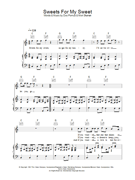 Download The Searchers Sweets For My Sweet Sheet Music and learn how to play Flute PDF digital score in minutes