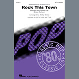 Download or print Stray Cats Rock This Town (arr. Kirby Shaw) Sheet Music Printable PDF -page score for Rock / arranged SATB Choir SKU: 1403828.