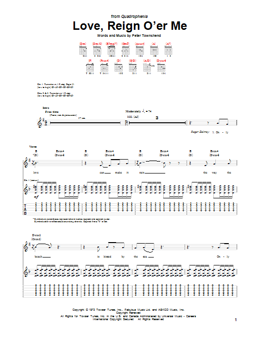 Download The Who Love, Reign O'er Me Sheet Music and learn how to play Drums Transcription PDF digital score in minutes