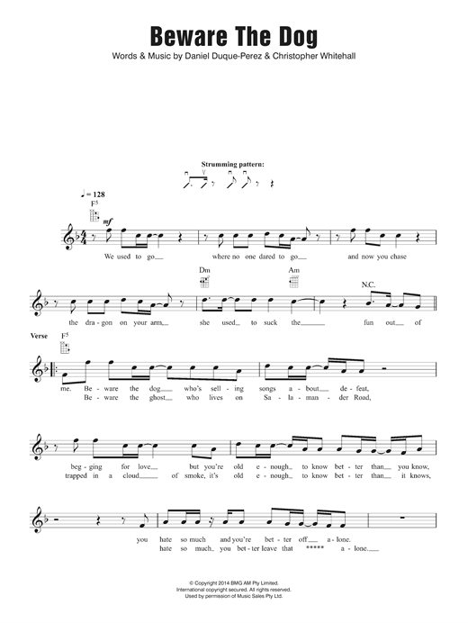 Download The Griswolds Beware The Dog Sheet Music and learn how to play Ukulele PDF digital score in minutes