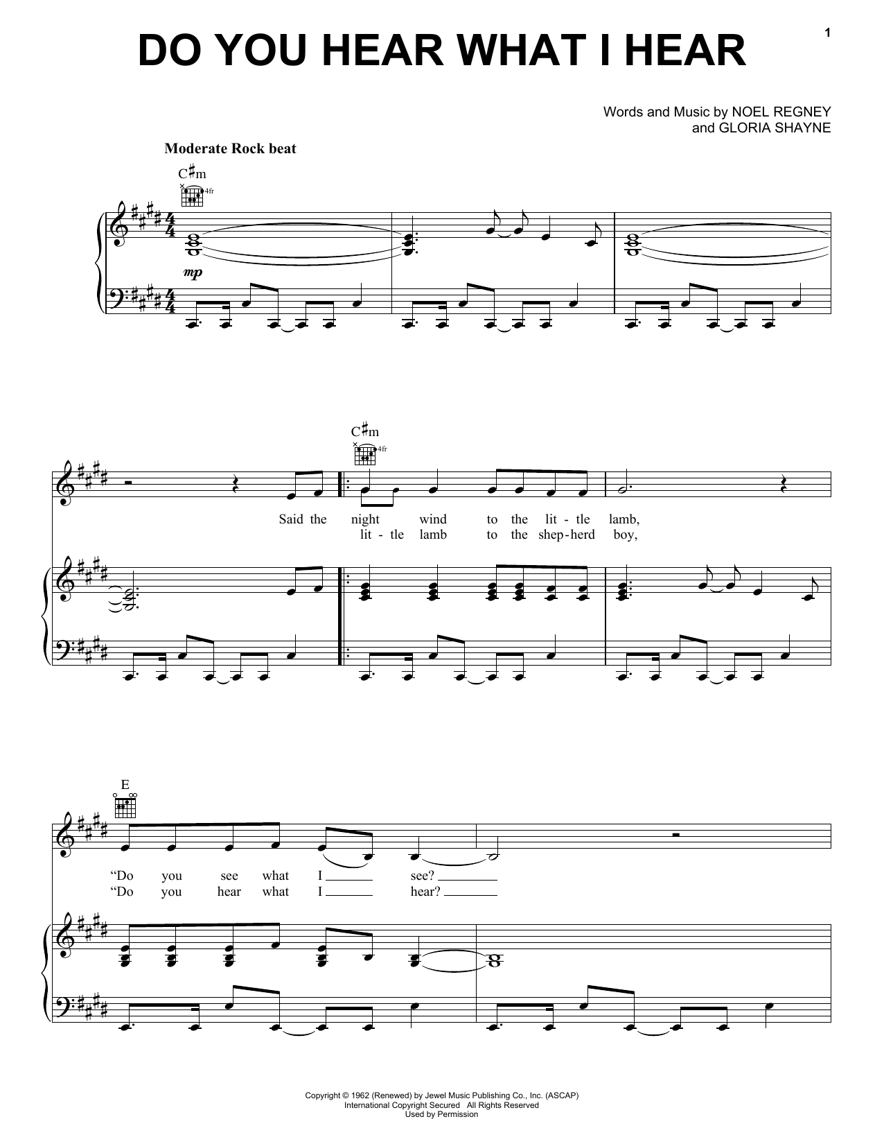 Download Third Day Do You Hear What I Hear Sheet Music and learn how to play Piano, Vocal & Guitar (Right-Hand Melody) PDF digital score in minutes