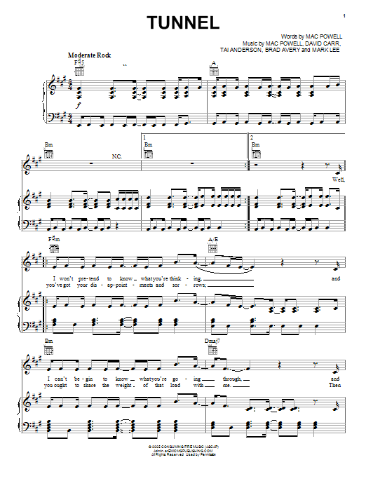 Download Third Day Tunnel Sheet Music and learn how to play Guitar Tab PDF digital score in minutes