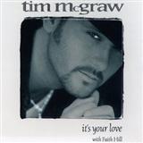 Download or print Tim McGraw with Faith Hill It's Your Love Sheet Music Printable PDF -page score for Country / arranged Melody Line, Lyrics & Chords SKU: 85128.