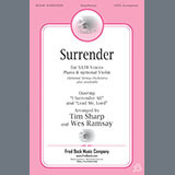 Download or print Tim Sharp and Wes Ramsay Surrender Sheet Music Printable PDF -page score for Religious / arranged SATB Choir SKU: 1474467.