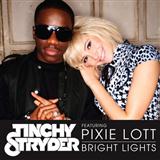Download or print Tinchy Stryder Bright Lights (feat. Pixie Lott) Sheet Music Printable PDF -page score for R & B / arranged Piano, Vocal & Guitar (Right-Hand Melody) SKU: 113930.