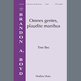 Download or print Tine Bec Omnes Gentes, Plaudite Manibus Sheet Music Printable PDF -page score for Concert / arranged SATB Choir SKU: 1541167.