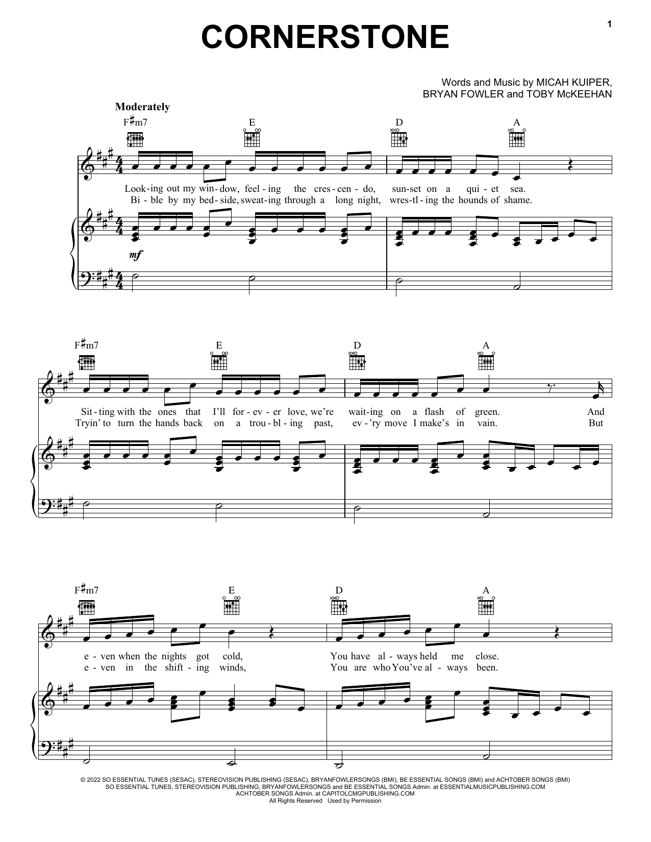 Download tobyMac Sheet Music and learn how to play Piano, Vocal & Guitar Chords (Right-Hand Melody) PDF score in minutes