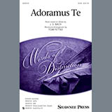 Download or print Tom Fettke Adoramus Te Sheet Music Printable PDF -page score for Concert / arranged SATB SKU: 158525.