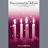 Download or print Tom Mitchell & Jon Paige Processional For Advent Sheet Music Printable PDF -page score for Advent / arranged Choir SKU: 414384.