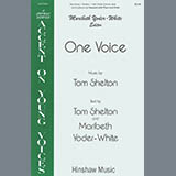 Download or print Tom Shelton One Voice Sheet Music Printable PDF -page score for Concert / arranged SSA Choir SKU: 424471.
