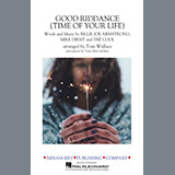 Download or print Tom Wallace Good Riddance (Time of Your Life) - Percussion Score Sheet Music Printable PDF -page score for Rock / arranged Marching Band SKU: 366953.