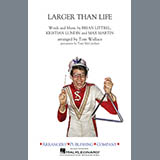 Download or print Tom Wallace Larger Than Life - Aux. Perc. 1 Sheet Music Printable PDF -page score for Pop / arranged Marching Band SKU: 378761.
