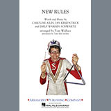 Download or print Tom Wallace New Rules - Full Score Sheet Music Printable PDF -page score for Pop / arranged Marching Band SKU: 378532.