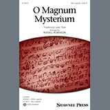 Download or print Tomas Luis De Victoria O Magnum Mysterium (arr. Russell Robinson) Sheet Music Printable PDF -page score for Concert / arranged SSA Choir SKU: 1265911.
