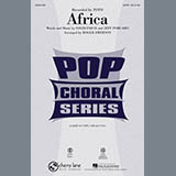 Download or print Roger Emerson Africa Sheet Music Printable PDF -page score for Rock / arranged SAB SKU: 158823.
