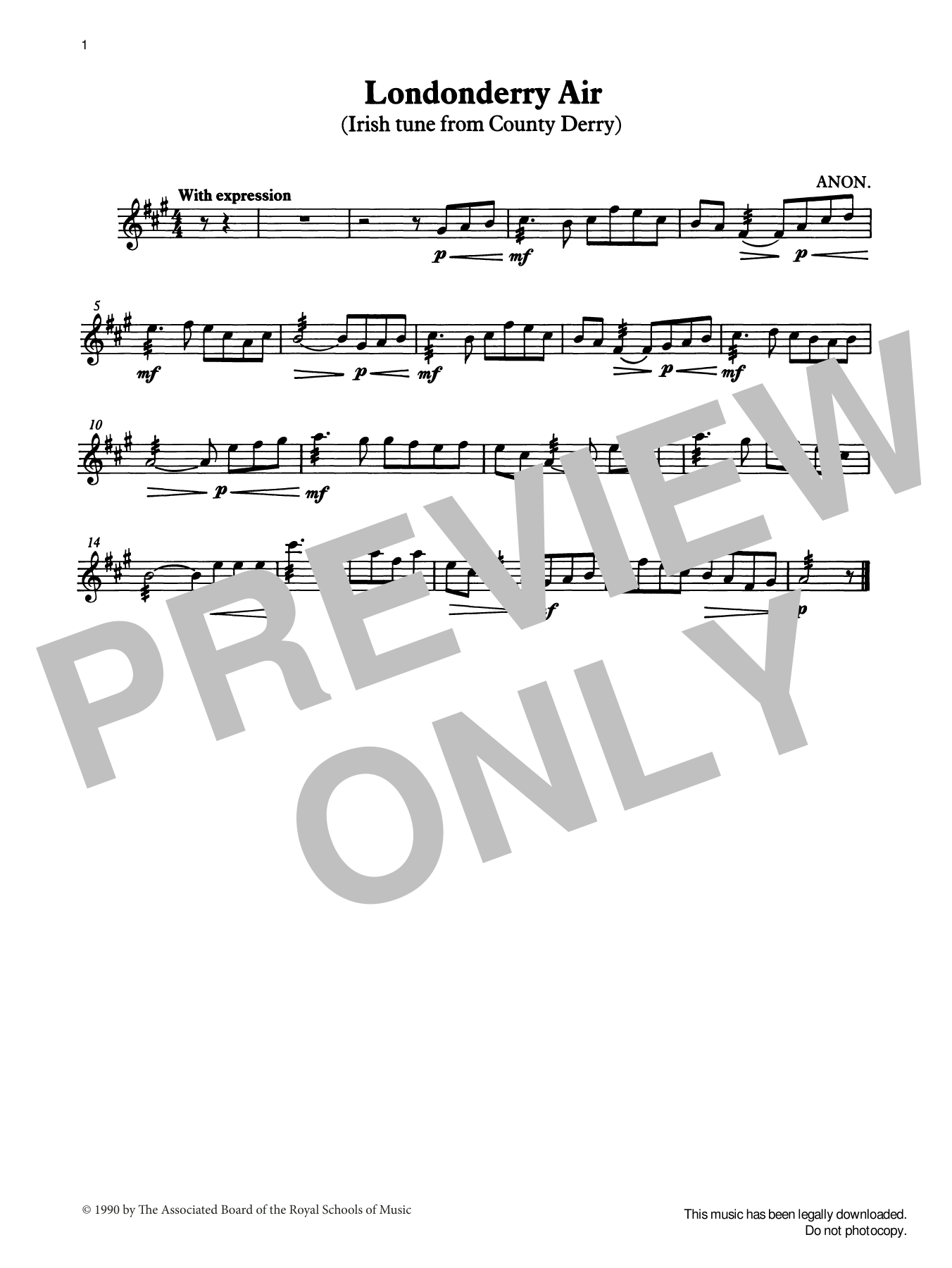 Download Trad. Irish Londonderry Air (score & part) from Graded Music for Tuned Percussion, Book II Sheet Music and learn how to play Percussion Solo PDF digital score in minutes
