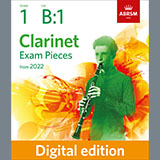 Download or print Trad. Korean Arirang (Grade 1 List B1 from the ABRSM Clarinet syllabus from 2022) Sheet Music Printable PDF -page score for Classical / arranged Clarinet Solo SKU: 493977.