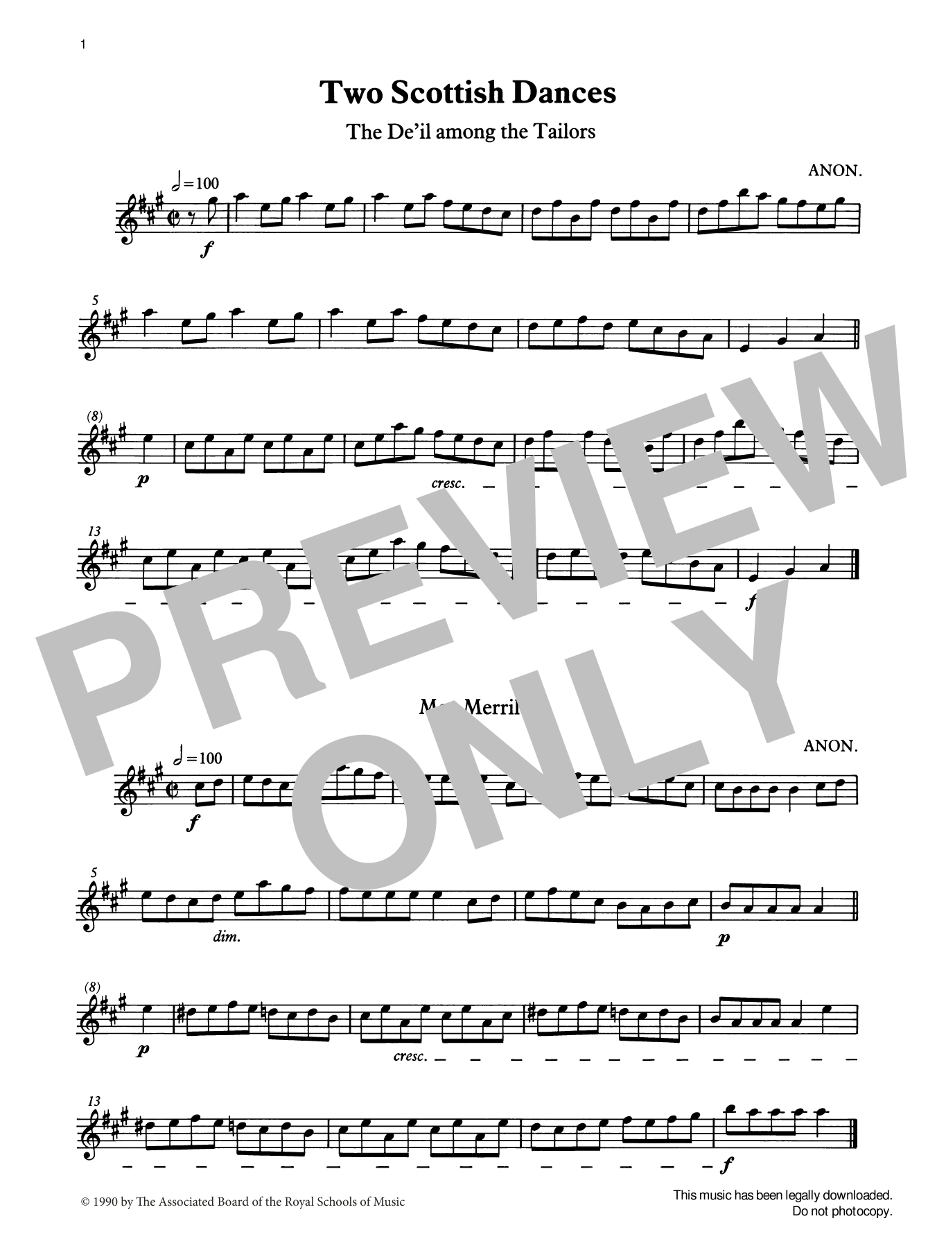 Download Trad. Scottish Two Scottish Dances from Graded Music for Tuned Percussion, Book III Sheet Music and learn how to play Percussion Solo PDF digital score in minutes