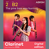 Download or print Trad. Ukrainian The pine tree was burning (Grade 2, list B2, from the ABRSM Clarinet Syllabus from 2026) Sheet Music Printable PDF -page score for Classical / arranged Clarinet Solo SKU: 1765026.