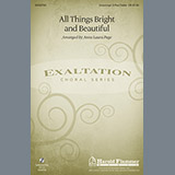Download or print Anna Laura Page All Things Bright And Beautiful Sheet Music Printable PDF -page score for Concert / arranged Choral SKU: 95402.